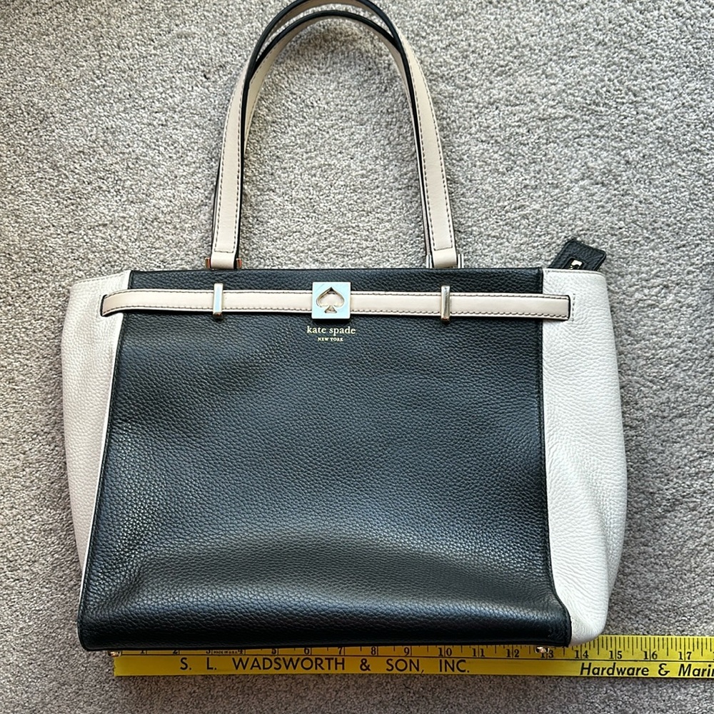 Kate ♠️ Spade black/cream tote bag